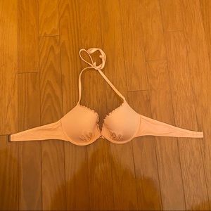 H&M Padded Underwire Bikini Top in Color Peach - 34B